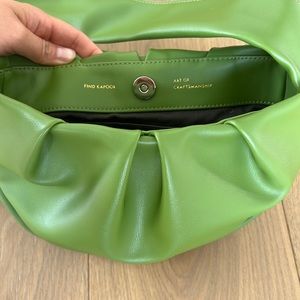 Green Find Kapoor bag with adjustable tie straps